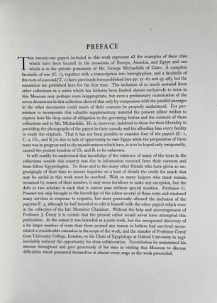 Oracular amuletic decrees of the late New Kingdom. Vol. I: Text. Vol. II: Plates (complete set)[newline]M0502c-02.jpeg