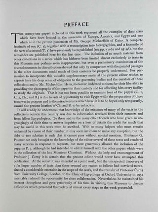 Oracular amuletic decrees of the late New Kingdom. Vol. I: Text. Vol. II: Plates (complete set)[newline]M0502h-03.jpeg