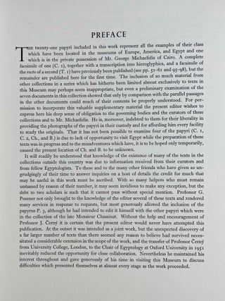 Oracular amuletic decrees of the late New Kingdom. Vol. I: Text. Vol. II: Plates (complete set)