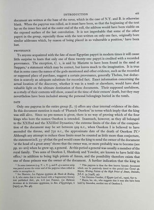 Oracular amuletic decrees of the late New Kingdom. Vol. I: Text. Vol. II: Plates (complete set)[newline]M0502h-07.jpeg