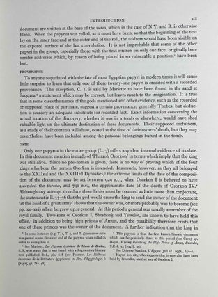 Oracular amuletic decrees of the late New Kingdom. Vol. I: Text. Vol. II: Plates (complete set)