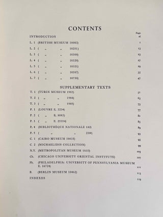 Oracular amuletic decrees of the late New Kingdom. Vol. I: Text. Vol. II: Plates (complete set)