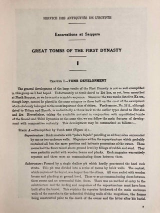 Great tombs of the First Dynasty. Vol. I, II & III (complete set)[newline]M0509d-09.jpg
