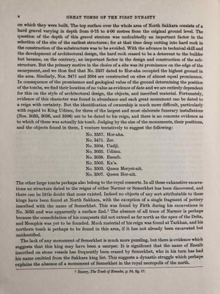 Great tombs of the First Dynasty. Vol. I, II & III (complete set)[newline]M0509d-37.jpg