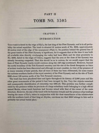 Great tombs of the First Dynasty. Vol. I, II & III (complete set)[newline]M0509d-38.jpg