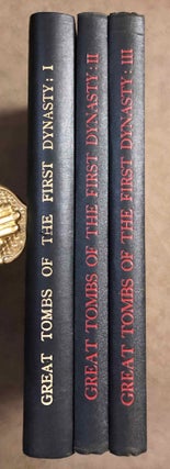 Item #M0509d Great tombs of the First Dynasty. Vol. I, II & III (complete set). EMERY Walter...