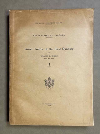 Item #M0509e Great tombs of the First Dynasty. Vol. I, II & III (complete set). EMERY Walter Bryan[newline]M0509e-00.jpeg