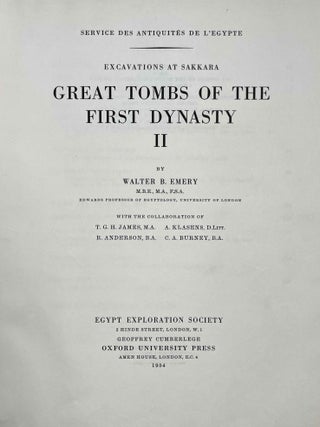 Great tombs of the First Dynasty. Vol. II[newline]M0510d-03.jpeg