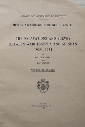 The excavations and survey between Wadi es-Sebua and Adindan 1929-1931. Vol. I: Text. Vol. II: Plates (complete set)[newline]M0517-04.jpg