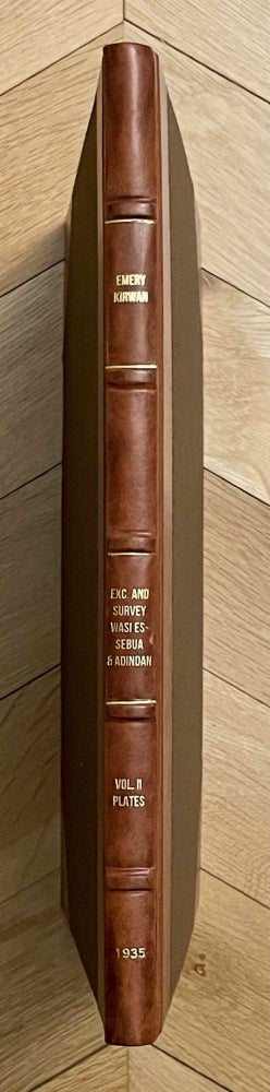 Item #M0517d The excavations and survey between Wadi es-Sebua and Adindan 1929-1931. Vol. II: Plates (only). EMERY Walter Bryan - KIRWAN Laurence P.[newline]M0517d-00.jpeg