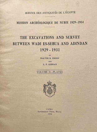 The excavations and survey between Wadi es-Sebua and Adindan 1929-1931. Vol. II: Plates (only)[newline]M0517d-03.jpeg