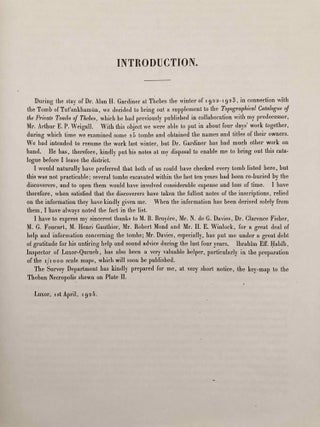 A supplement to the topographical catalogue of the private tombs of Thebes (Nos 253 to 334). With some notes on the necropolis from 1913 to 1924.[newline]M0519a-03.jpeg