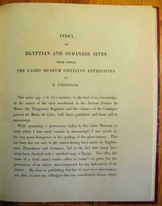 Index of Egyptian and Sudanese sites from which the Cairo Museum contains antiquities[newline]M0521-04.jpg