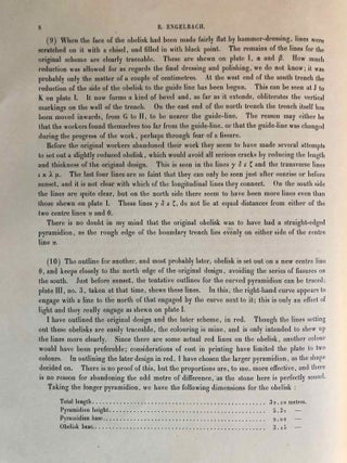 The Aswân obelisk. With some remarks on the ancient engineering.