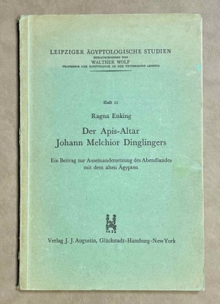 Item #M0524 Der Apis-Altar Johann Melchior Dinglingers. Ein Beitrag zur Auseinandersetzung des...[newline]M0524-00.jpeg