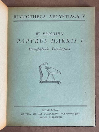Papyrus Harris I. Hieroglyphische Transkription.[newline]M0525e-02.jpeg