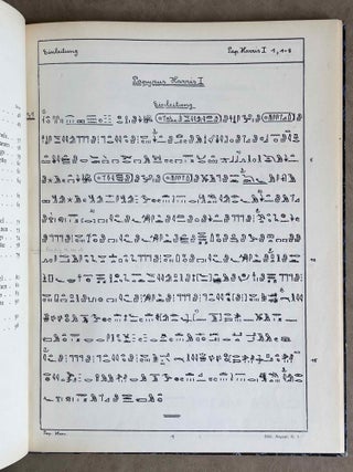 Papyrus Harris I. Hieroglyphische Transkription.[newline]M0525e-06.jpeg