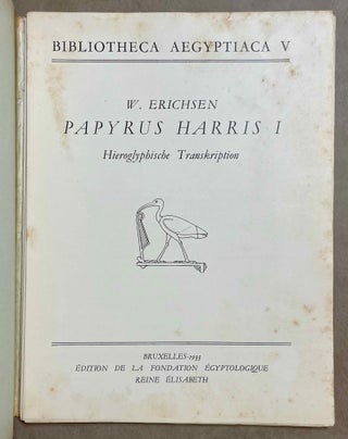 Papyrus Harris I. Hieroglyphische Transkription.[newline]M0525g-01.jpeg