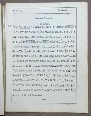 Papyrus Harris I. Hieroglyphische Transkription.[newline]M0525g-03.jpeg