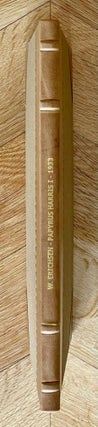 Item #M0525h Papyrus Harris I. Hieroglyphische Transkription. ERICHSEN Wolja