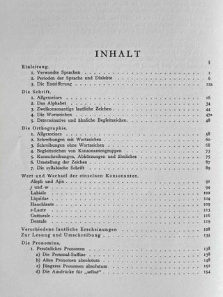 Ägyptische Grammatik. 4. Auflage.