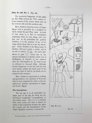 The monuments of Sneferu at Dahshur. Vol. I: The bent pyramid. Vol. II: The valley temple. Part I: The temple reliefs. Part II: The finds (complete set of 3 volumes)[newline]M0558j-23.jpeg