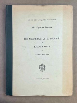 Item #M0561d The necropolis of el-Bagawat in Kharga oasis. FAKHRY Ahmed