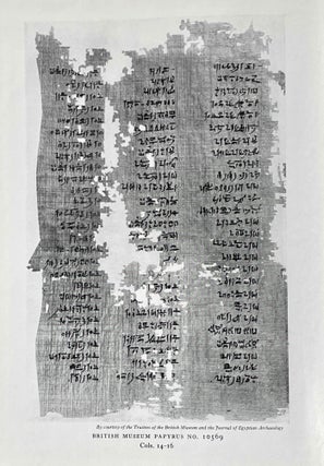 An ancient Egyptian book of hours. Pap. Brit. Mus. 10569.[newline]M0566-02.jpeg