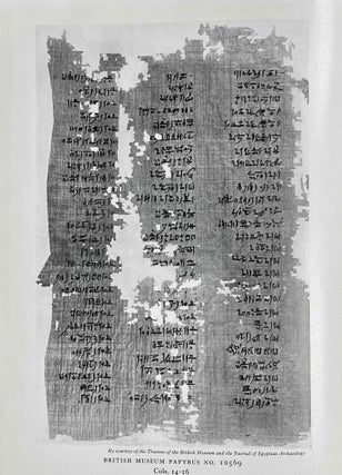 An ancient Egyptian book of hours. Pap. Brit. Mus. 10569.[newline]M0566c-01.jpeg