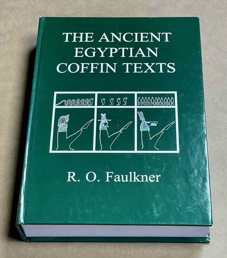 Item #M0567f Ancient Egyptian coffin texts. Spells 1-1185 et indexes (complete). FAULKNER Raymond Oliver.[newline]M0567f-00.jpeg