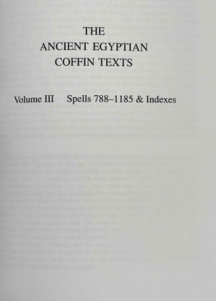 Ancient Egyptian coffin texts. Spells 1-1185 et indexes (complete).[newline]M0567f-09.jpeg