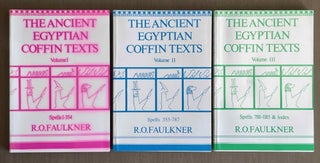 Item #M0567h Ancient Egyptian coffin texts. Vol. I, II & III (complete set). FAULKNER Raymond Oliver[newline]M0567h-00.jpeg