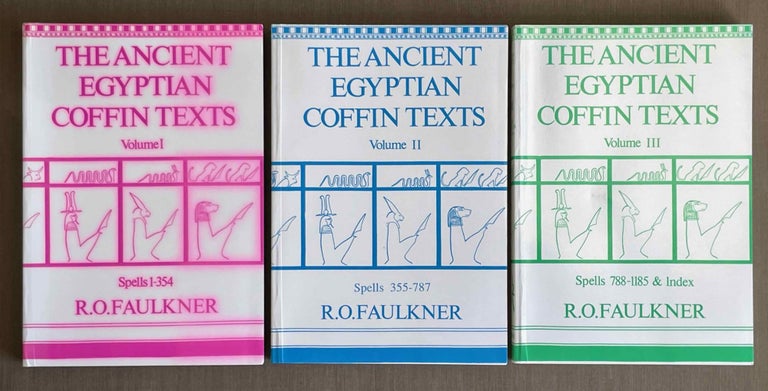 Item #M0567h Ancient Egyptian coffin texts. Vol. I, II & III (complete set). FAULKNER Raymond Oliver.[newline]M0567h-00.jpeg
