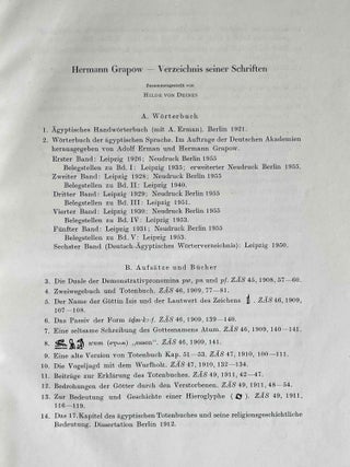 Ägyptologische Studien. Hermann Grapow zum 70. Geburtstag gewidmet.[newline]M0577-06.jpeg