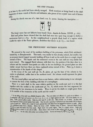 The step pyramid. Vol. I: Text. Vol. II: Plates (complete set)