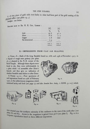 The step pyramid. Vol. I: Text. Vol. II: Plates (complete set)