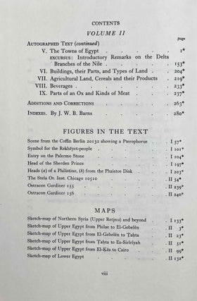 Ancient Egyptian Onomastica. Vol. I & II: Text. Vol. III: Plates (complete set)[newline]M0596m-05.jpeg