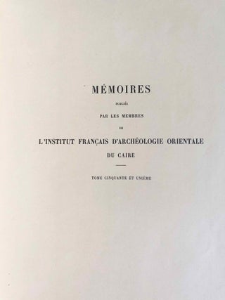 Faune égyptienne antique. Recherches sur les poissons représentés dans quelques tombeaux égyptiens de l’Ancien Empire.