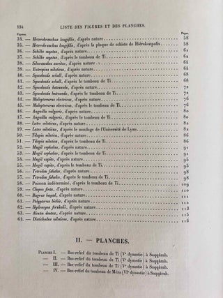 Faune égyptienne antique. Recherches sur les poissons représentés dans quelques tombeaux égyptiens de l’Ancien Empire.