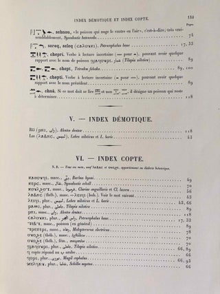 Faune égyptienne antique. Recherches sur les poissons représentés dans quelques tombeaux égyptiens de l’Ancien Empire.