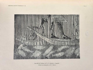 Faune égyptienne antique. Recherches sur les poissons représentés dans quelques tombeaux égyptiens de l’Ancien Empire.