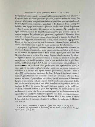 Faune égyptienne antique. Recherches sur les poissons représentés dans quelques tombeaux égyptiens de l’Ancien Empire.