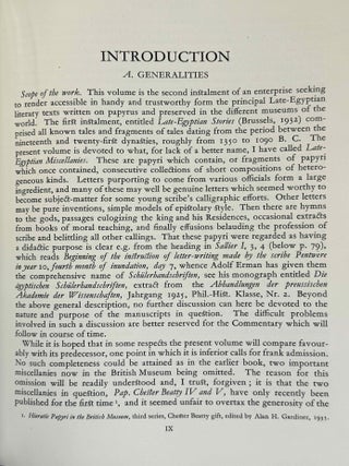 Late Egyptian miscellanies