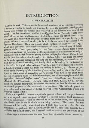 Late Egyptian miscellanies
