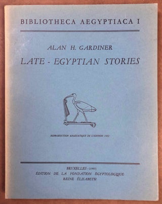 Item #M0606e Late egyptian stories. GARDINER Alan Henderson[newline]M0606e.jpg