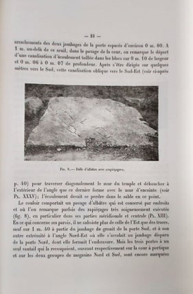 Le temple haut du complexe funéraire du roi Téti