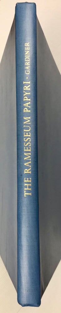 Item #M0614f The Ramesseum papyri. GARDINER Alan Henderson.[newline]M0614f.jpg