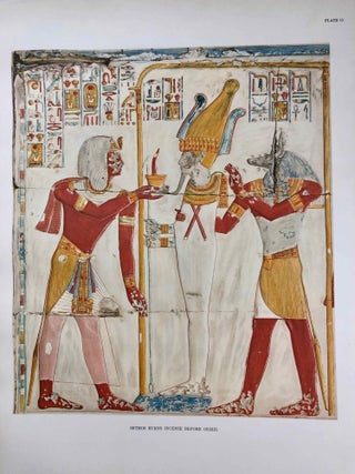The temple of King Sethos I at Abydos. Vol. I: The chapels of Osiris, Isis and Horus. Vol. II: The chapels of Amen-Re, Re Harakhti, Ptah, and King Sethos. Vol. III: The Osiris complex. Vol. IV: The second hypostyle hall. (complete set)