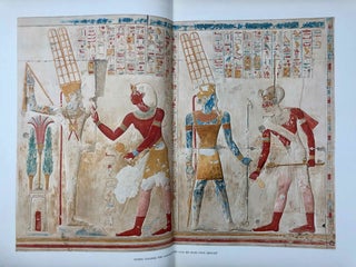 The temple of King Sethos I at Abydos. Vol. I: The chapels of Osiris, Isis and Horus. Vol. II: The chapels of Amen-Re, Re Harakhti, Ptah, and King Sethos. Vol. III: The Osiris complex. Vol. IV: The second hypostyle hall. (complete set)[newline]M0617i-23.jpg