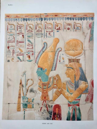 The temple of King Sethos I at Abydos. Vol. I: The chapels of Osiris, Isis and Horus. Vol. II: The chapels of Amen-Re, Re Harakhti, Ptah, and King Sethos. Vol. III: The Osiris complex. Vol. IV: The second hypostyle hall. (complete set)